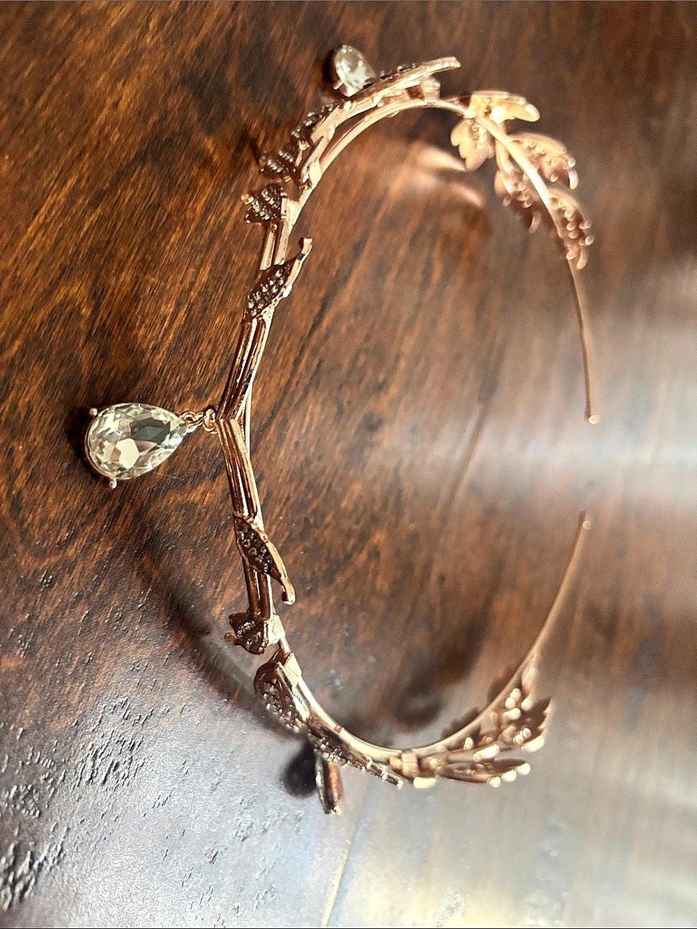 3/$20 Rose- Gold-Tone Crown Like New